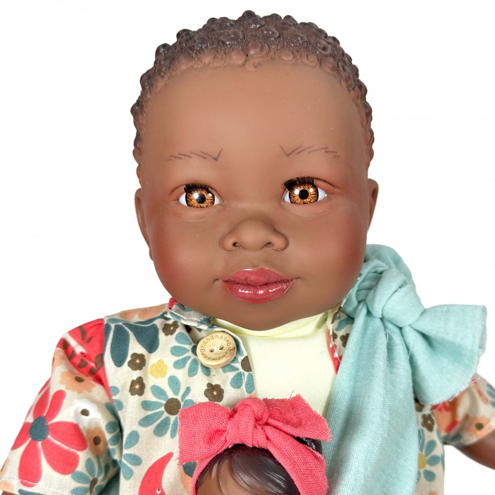 Nines D'Onil: Amir με μωρό και γαλάζιο μάρσιπο-45εκ. (NDO-6410)