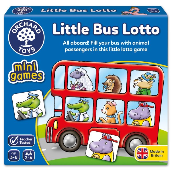 Orchard Toys Little Bus Lotto Mini Game (ORCH355) Orchard Toys Little Bus Lotto Mini Game (ORCH355)