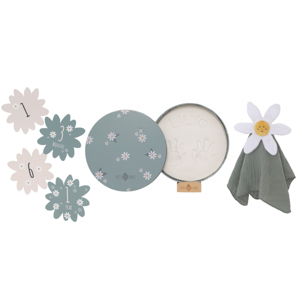 Petit Artichaut  Birth gift set – Daisy Blue (PA2508)
