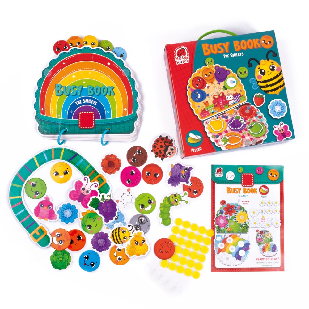 Roter Kafer Busy Book με Velcro Φατσούλες (RK1170-04)