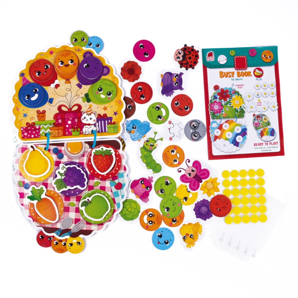 Roter Kafer Busy Book με Velcro Φατσούλες (RK1170-04)