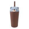 Asobu  Παγούρι Ανοξείδωτο με Καλαμάκι Tumbler Bear (SBV54-BEAR)