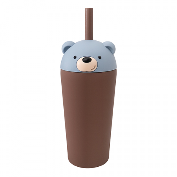 Asobu  Παγούρι Ανοξείδωτο με Καλαμάκι Tumbler Bear (SBV54-BEAR)