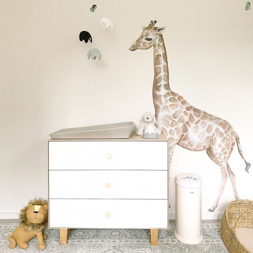 Ubbi: Κάδος για πάνες από ατσάλι με κλειδαριά ασφαλείας-White (UB-10000)