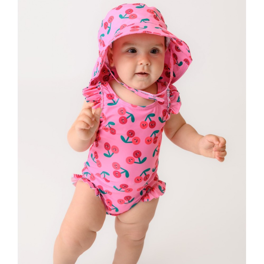 Zoocchini Cape Sunhat UPF50 Cherry 6-24 μηνών (ZOO15069)