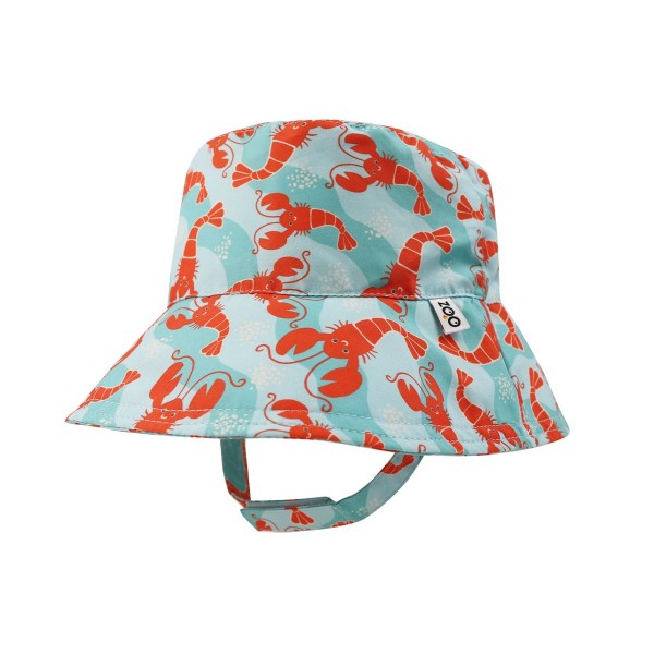Zoocchini Αντηλιακό Bucket Καπέλο 12-24 μηνών Logan the Lobster (ZOO15109)