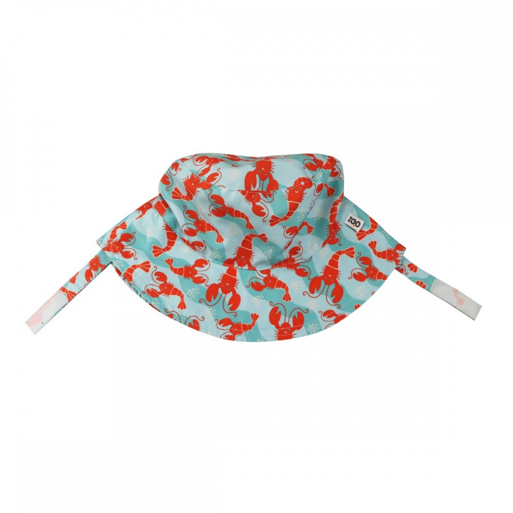 Zoocchini Αντηλιακό Bucket Καπέλο 12-24 μηνών Logan the Lobster (ZOO15109)
