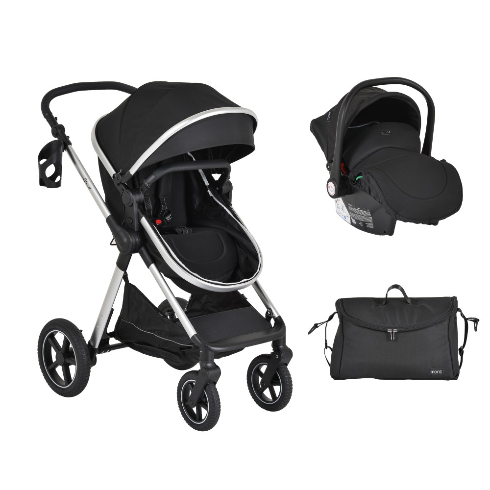 Cangaroo Καρότσι 3in1 Alina Black onyx (3801005100040)