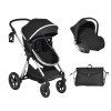 Cangaroo Καρότσι 3in1 Alina Black onyx (3801005100040)