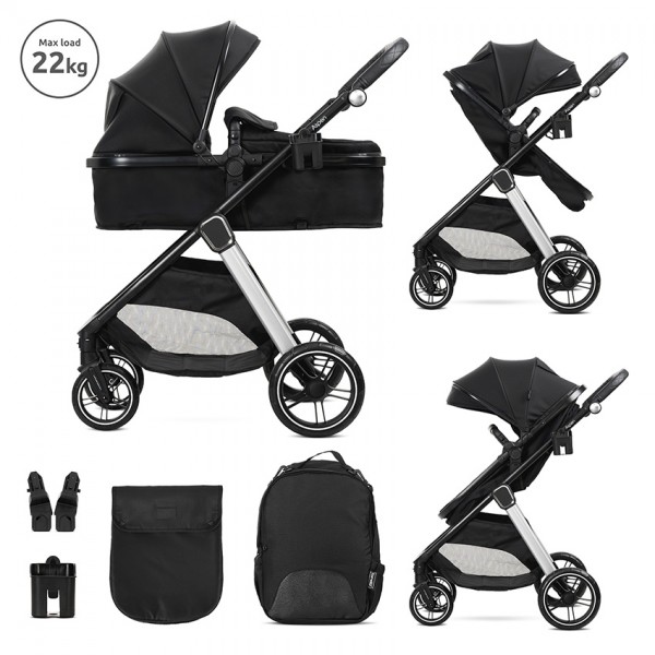Lorelli Σύστημα Μετακίνησης  2 σε 1 Aspen Black (10022062501) Lorelli Σύστημα Μετακίνησης  2 σε 1 Aspen Black (10022062501)