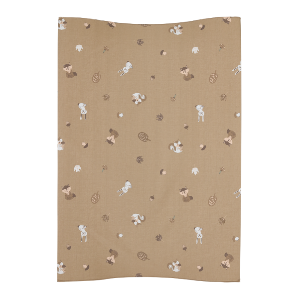 Meyco Μαλακή Αλλαξιέρα Μωρού Forest Animals Sand 50x70cm (MEY-294)