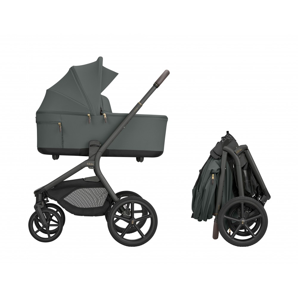Kikkaboo Goya 5-1 σύστημα μεταφοράς platinum (καρότσι, πορτ μπεμπέ, κάθισμα 40-87, κάθισμα 40-105, βάση isofix) Olive (10010201725)