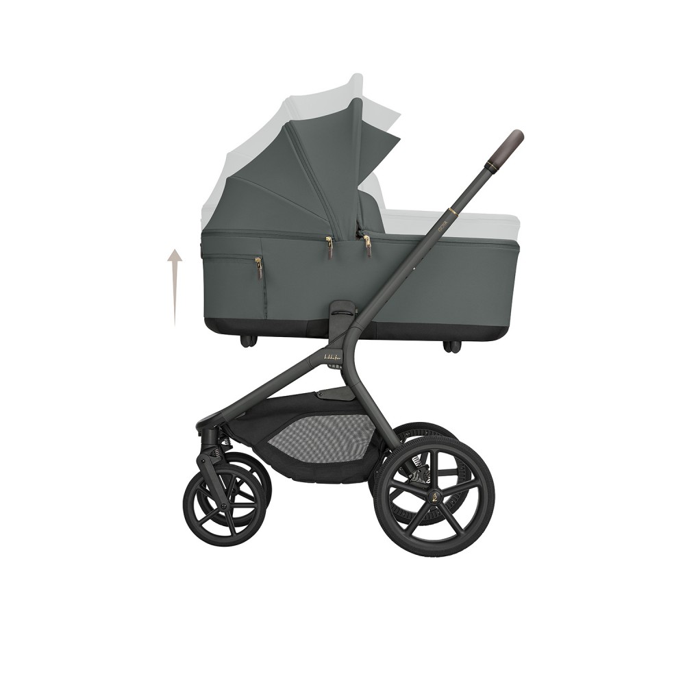 Kikkaboo Goya 5-1 σύστημα μεταφοράς platinum (καρότσι, πορτ μπεμπέ, κάθισμα 40-87, κάθισμα 40-105, βάση isofix) Olive (10010201725)