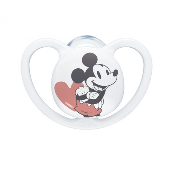 Nuk Ορθοδοντική Πιπίλα Σιλικόνης για 18-36 μηνών Mickey με Θήκη (10739747) Nuk Ορθοδοντική Πιπίλα Σιλικόνης για 18-36 μηνών Mickey με Θήκη (10739747)