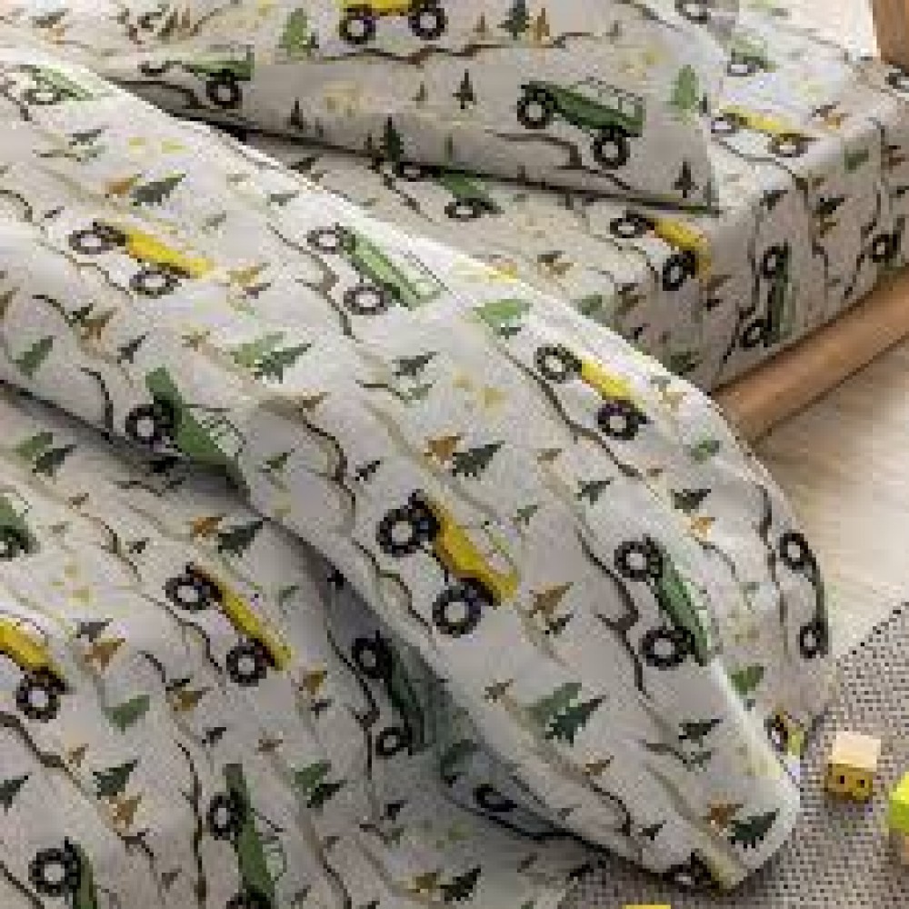 Palamaiki Home Σεντόνια Σετ 3 Τεμαχίων με Λάστιχο για Μονό Κρεββάτι Mountain (MK775)