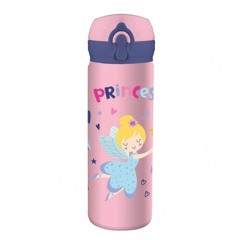 Must Θερμός παιδικό 500ml Ανοξείδωτο με καλαμάκι Princess (000587463)