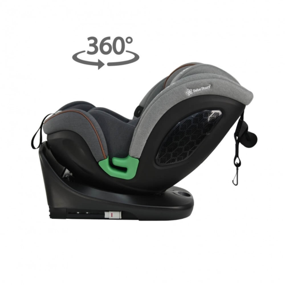 Bebestars Κάθισμα Αυτοκινήτου I-Revo Isofix i-Size 360° Grey (906-186) Bebestars Κάθισμα Αυτοκινήτου I-Revo Isofix i-Size 360° Grey (906-186)
