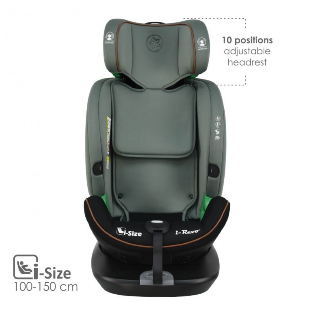 Bebestars Κάθισμα Αυτοκινήτου I-Revo Isofix i-Size 360° Olive ( 906-176) Bebestars Κάθισμα Αυτοκινήτου I-Revo Isofix i-Size 360° Olive ( 906-176)