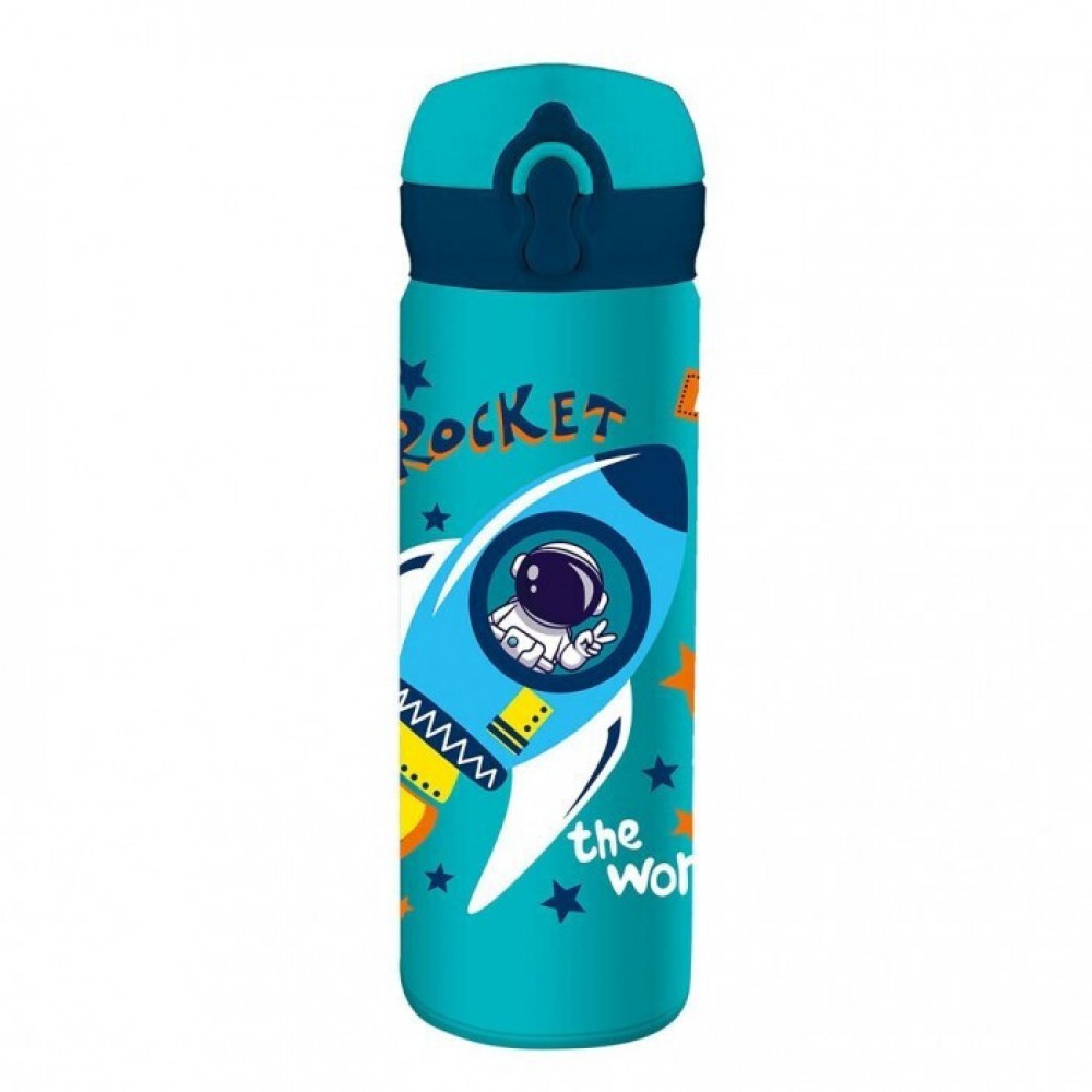Must Θερμός παιδικό 500ml Ανοξείδωτο με καλαμάκι Rocket (000587463)