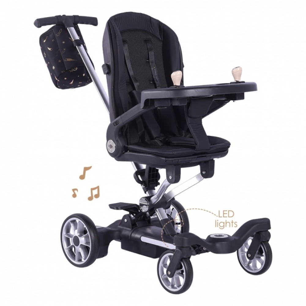 Bebestars Καρότσι Ηλεκτρικό Smart Ride Black (185-188) Bebestars Καρότσι Ηλεκτρικό Smart Ride Black (185-188)