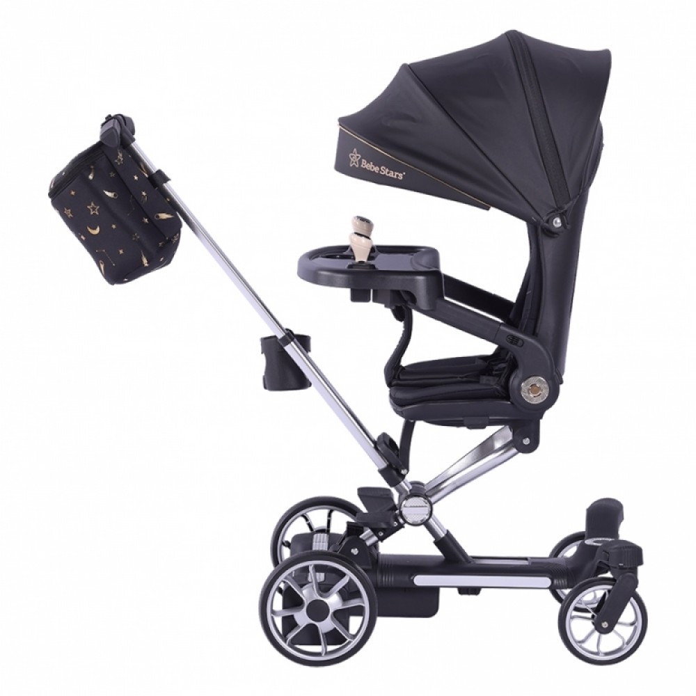 Bebestars Καρότσι Ηλεκτρικό Smart Ride Black (185-188) Bebestars Καρότσι Ηλεκτρικό Smart Ride Black (185-188)