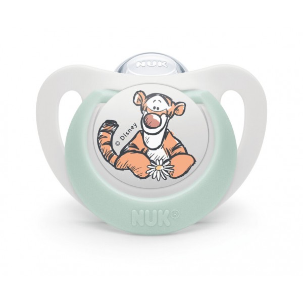Nuk Πιπίλα Σιλικόνης για 6-18 μηνών Star Disney Winnie The Pooh (10736939) Nuk Πιπίλα Σιλικόνης για 6-18 μηνών Star Disney Winnie The Pooh (10736939)