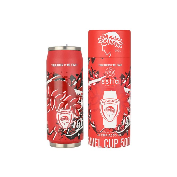 Estia θερμός Travel Cup Olympiacos BC Edition Tother we fight 500ml ( 00-27100) Estia θερμός Travel Cup Olympiacos BC Edition Tother we fight 500ml ( 00-27100)