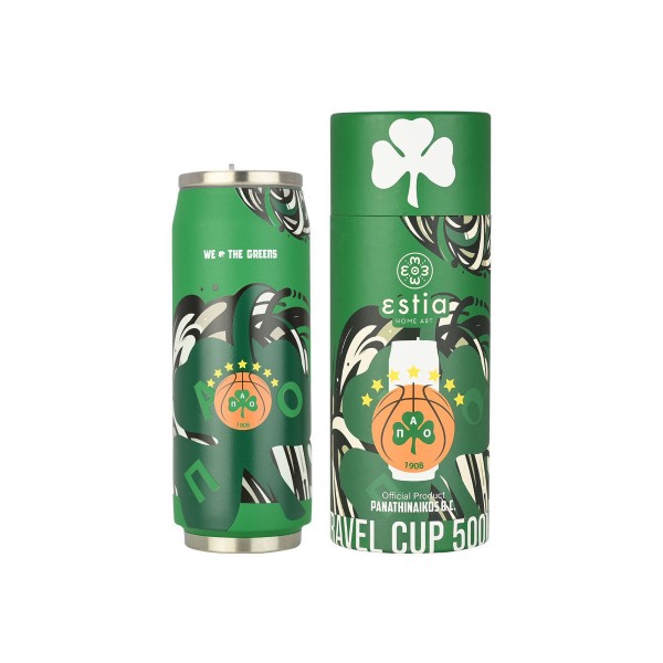 Estia θερμός Travel Cup Panathinaikos BC Edition We The Greens (00-27124) Estia θερμός Travel Cup Panathinaikos BC Edition We The Greens (00-27124)