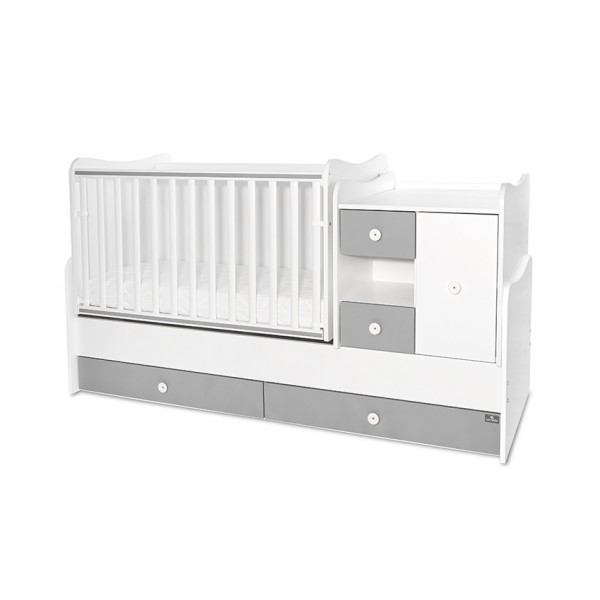 Μετατρεπόμενο Κρεββάτι Lorelli Bertoni Minimax New White-Stone Grey (10150500041A) Μετατρεπόμενο Κρεββάτι Lorelli Bertoni Minimax New White-Stone Grey (10150500041A)