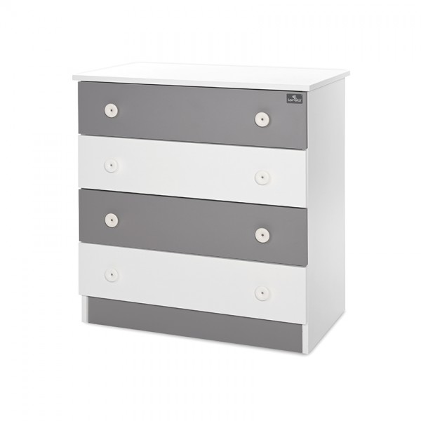 Συρταριέρα Lorelli Bertoni Dresser - White Stone Grey (10170070041A) Συρταριέρα Lorelli Bertoni Dresser - White Stone Grey (10170070041A)