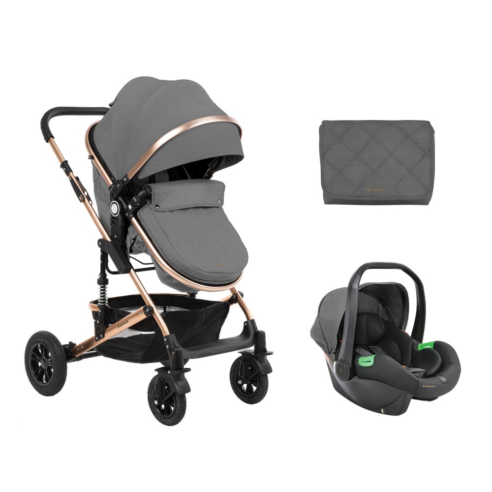 Kikka Boo Stroller Amaia 3 in 1 Dark Grey (31001010244) Kikka Boo Stroller Amaia 3 in 1 Dark Grey (31001010244)