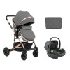 Kikka Boo Stroller Amaia 3 in 1 Dark Grey (31001010244) Kikka Boo Stroller Amaia 3 in 1 Dark Grey (31001010244)
