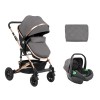Kikka Boo Καρότσι Amaia 3 in 1 Light Grey (31001010245) Kikka Boo Καρότσι Amaia 3 in 1 Light Grey (31001010245)
