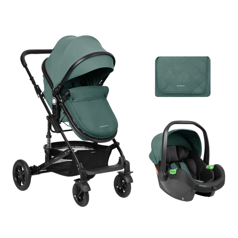 Kikka Boo Stroller Amaia 3 in 1 Mint (31001010246) Kikka Boo Stroller Amaia 3 in 1 Mint (31001010246)