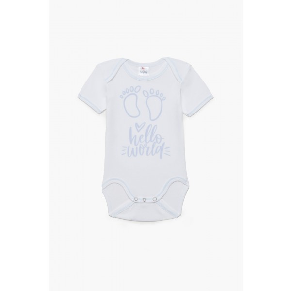 Pretty Baby  Βρεφικό Ζιπουνάκι Hello World (35159-2) Pretty Baby  Βρεφικό Ζιπουνάκι Hello World (35159-2)