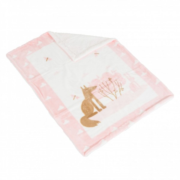 Moni Βρεφική Κουβέρτα sherpa 80x110 cm Little friends pink (3800146270995) Moni Βρεφική Κουβέρτα sherpa 80x110 cm Little friends pink (3800146270995)