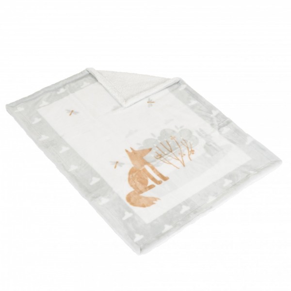 Moni Βρεφική Κουβέρτα sherpa 80x110 cm Little friends grey (3800146271008) Moni Βρεφική Κουβέρτα sherpa 80x110 cm Little friends grey (3800146271008)