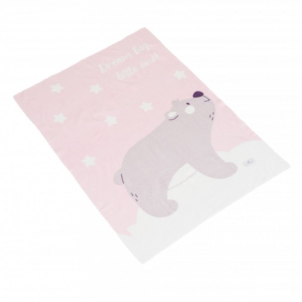 Moni Βρεφική Βελουτέ Κουβέρτα 75x100 cm Dreamy bear pink (3800146271015) Moni Βρεφική Βελουτέ Κουβέρτα 75x100 cm Dreamy bear pink (3800146271015)