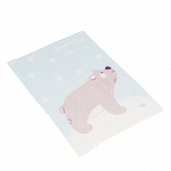 Moni Βρεφική Βελουτέ Κουβέρτα 75x100 cm Dreamy bear blue (3800146271022) Moni Βρεφική Βελουτέ Κουβέρτα 75x100 cm Dreamy bear blue (3800146271022)