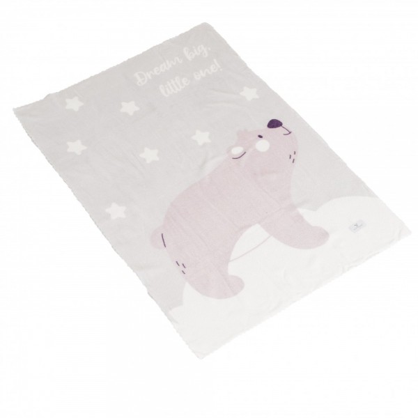 Moni Βρεφική Βελουτέ Κουβέρτα 75x100 cm Dreamy bear grey (3800146271039) Moni Βρεφική Βελουτέ Κουβέρτα 75x100 cm Dreamy bear grey (3800146271039)