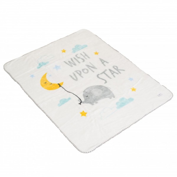 Moni Βρεφική Βελουτέ Κουβέρτα 110/140 Softy Wish upon a star white (3800146271169) Moni Βρεφική Βελουτέ Κουβέρτα 110/140 Softy Wish upon a star white (3800146271169)