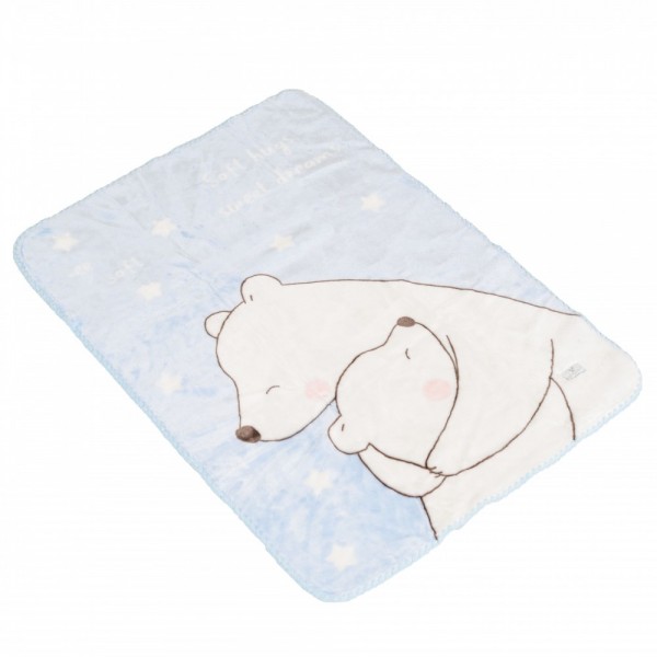 Moni Βρεφική Κουβέρτα 80/110 Softy Sweet hugs blue (3800146271190) Moni Βρεφική Κουβέρτα 80/110 Softy Sweet hugs blue (3800146271190)