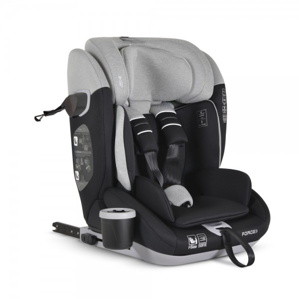 Cangaroo Κάθισμα Αυτοκινήτου με Isofix Force Grey 76-150cm (3801005152346) Cangaroo Κάθισμα Αυτοκινήτου με Isofix Force Grey 76-150cm (3801005152346)