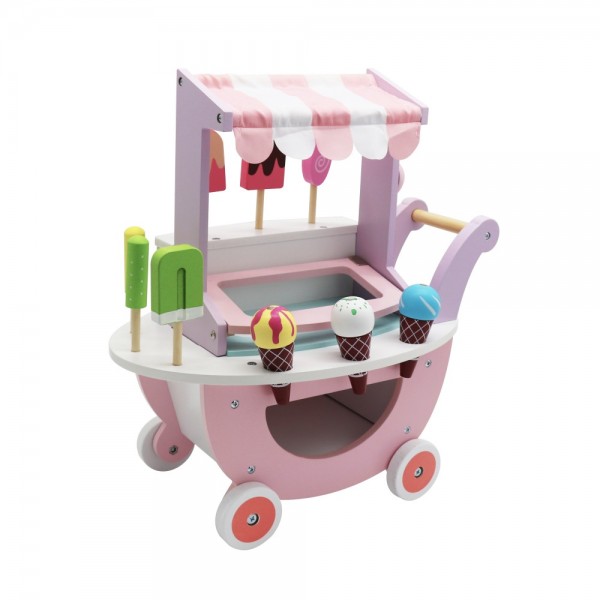 Moni Toys Ξύλινο Παγωτατζίδικο τρόλεϊ Pink W10A095 (3801005601707) Moni Toys Ξύλινο Παγωτατζίδικο τρόλεϊ Pink W10A095 (3801005601707)