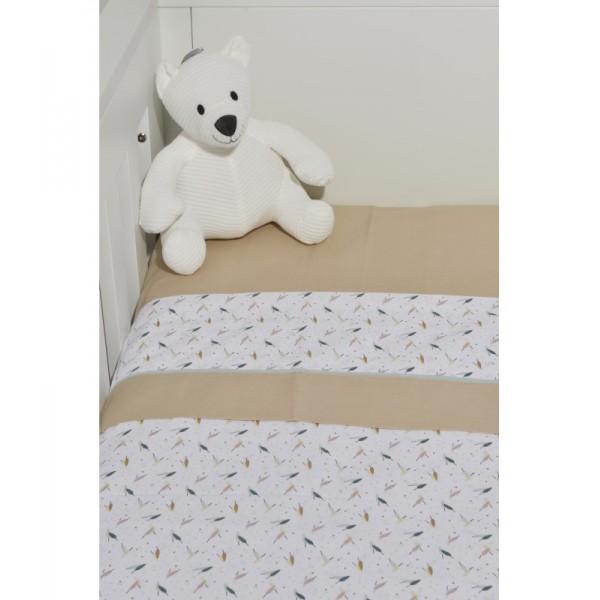 Baby Oliver Σετ σεντόνια 2τεμαχίων για βρεφικό λίκνο Beige (46-6704/404) Baby Oliver Σετ σεντόνια 2τεμαχίων για βρεφικό λίκνο Beige (46-6704/404)