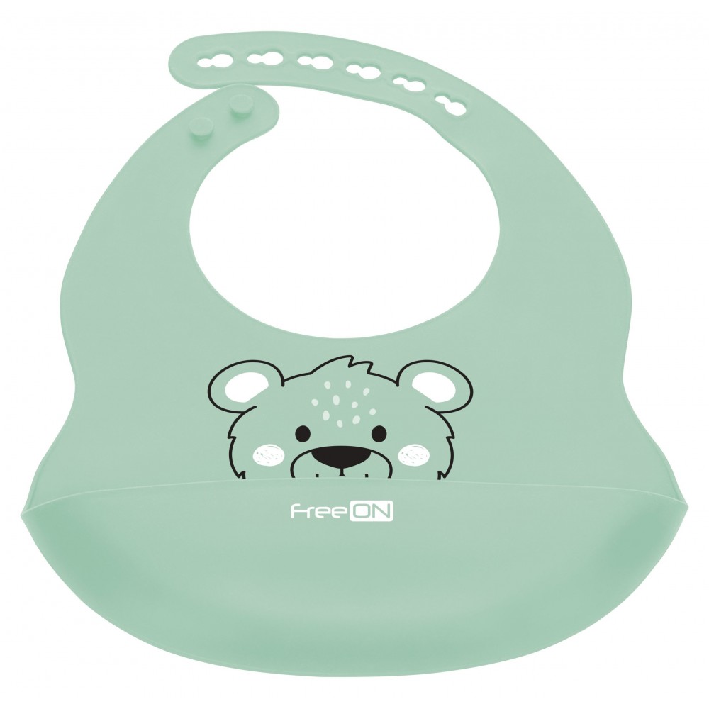Free On Σαλιάρα Σιλικόνης Green Bear (49423) Free On Σαλιάρα Σιλικόνης Green Bear (49423)