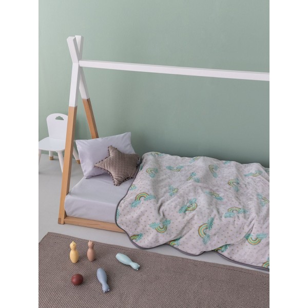 Palamaiki Βελουτέ Κουβέρτα Κούνιας Baby Blankets 80x90 cm Rainy (5205857269852) Palamaiki Βελουτέ Κουβέρτα Κούνιας Baby Blankets 80x90 cm Rainy (5205857269852)