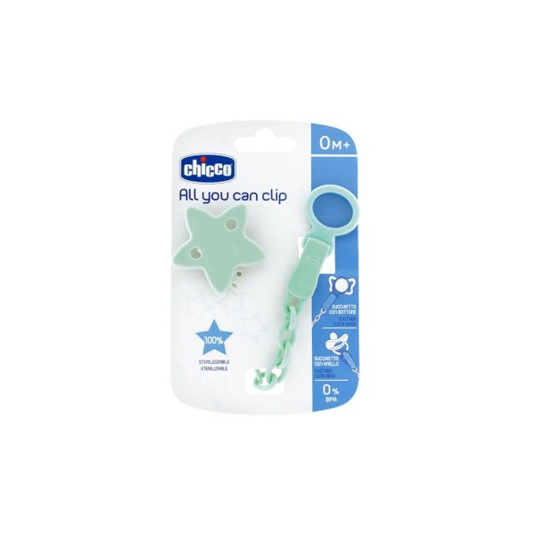 Chicco κλιπ πιπίλας All you can clip Αστέρι ( C70-04084-30) Chicco κλιπ πιπίλας All you can clip Αστέρι ( C70-04084-30)