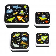 A little lovely company Σετ 4 δοχεία φαγητού Lunch & Snack Box Galaxy (SBSEGA74) A little lovely company Σετ 4 δοχεία φαγητού Lunch & Snack Box Galaxy (SBSEGA74)