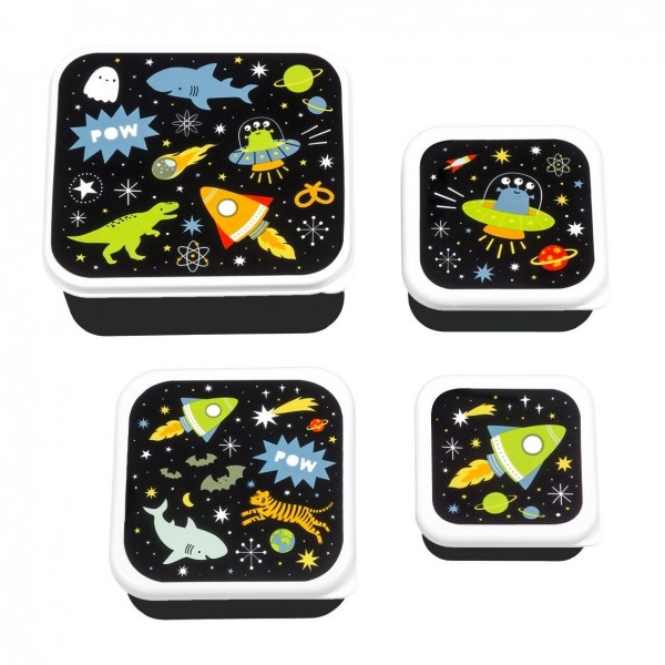 A little lovely company Σετ 4 δοχεία φαγητού Lunch & Snack Box Galaxy (SBSEGA74) A little lovely company Σετ 4 δοχεία φαγητού Lunch & Snack Box Galaxy (SBSEGA74)